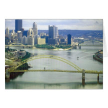 Pittsburgh Pennsylvania Rivers Card