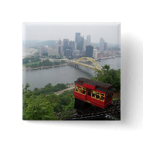 Pittsburgh Skyline Pinback Button