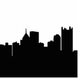 Pittsburgh Skyline photo sculptures
