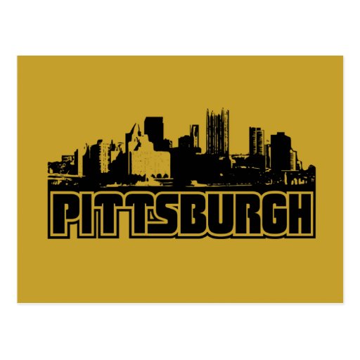 Pittsburgh Skyline Post Card