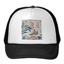 Pivoine et canari par Katsushika, Hokusai Ukiyoe Casquettes De Camionneur