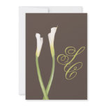 PixDezinCalla lilies+coffee|DIY background color Personalized Invites