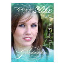 PixDezine Fancy Foliage, 2011 Graduations Personalized Invitation