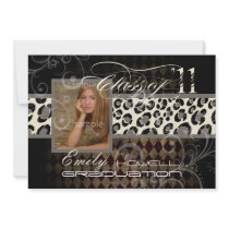 PixDezines 2012 graduation/leopard/diy background Announcements