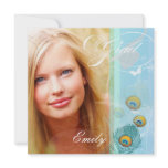 PixDezines 2012 Graduation Photo+diy peacock Custom Invitation