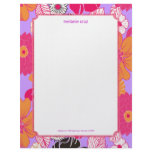 PixDezines Alegre Retro Floral, Monogram available