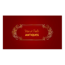 PixDezines antique scrolls/diy colour Business Card