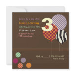 PixDezines Baloons Birthday Party invitations