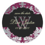 PixDezines Baroque Damask/Faux Silver+Burgundy