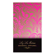 PixDezines Bellissimo Vintage Damask Business Cards
