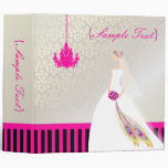 PixDezines Customize it, Here Comes the Bride Vinyl Binder
