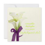 PixDezines diy background/calla lily bouquet Personalized Announcement