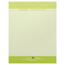 PixDezines diy background colour/clovers Letterhead Design