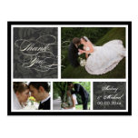 PixDezines DIY colour/Damask Photos Thank you Post Cards