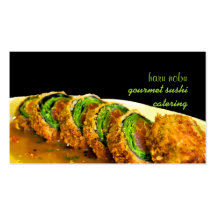 PixDezines Encrusted Panko, Seared Ahi Sushi Business Card