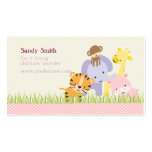 PixDezines Jungle of Fun Daycare Business Cards