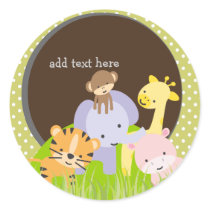 PixDezines Jungle stickers//DIY background colour
