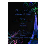 PixDezines La Nuit, Paris/eiffel tower Personalized Announcement
