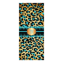 PixDezines lace+cheetah spots/teal+black Custom Announcement