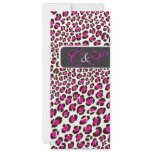 PixDezines Leopard spots/magenta+graphite