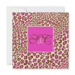 PixDezines Leopard spots/pink/chocolate