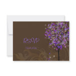 PixDezines Maple Tree/purple/fall wedding Invitations
