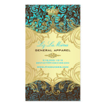 PixDezines Marie Antoinette en Oro Business Cards