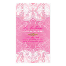 PixDezines Marie Antoinette on Pique Damask Business Card