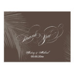 PixDezines Palm Fronds Thank you/DIY colour!! Post Card