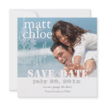 PixDezines Photo Save Date, DIY custom colour Personalized Invitations
