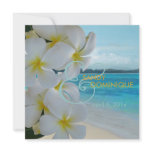 PixDezines Plumeria Lei /beach/tropical wedding Invite