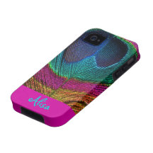 PixDezines Psychedelic Peacock Case-Mate iPhone 4 Cover