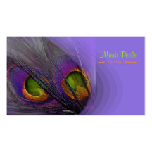 PixDezines Psychedelic Peacock, Customize It! Business Card