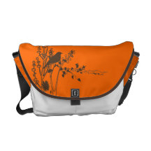 PixDezines retro chick/diy background colour Commuter Bag