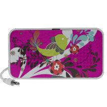 PixDezines Retro Chick Notebook Speaker