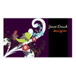 PixDezines Retro Chicks/DIY background colour Business Card Template