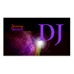 PixDezines Retro DJ+disco tiles Business Cards