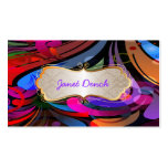 PixDezines Retro Swirls Business Card Templates