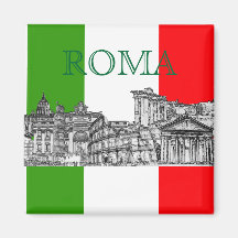 PixDezines Roma, Rome... travel souvenir gifts Magnet