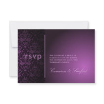 PixDezines RSVP Bijoux Damask/plum