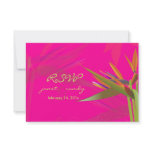 PixDezines rsvp Bird of Paradise/DIY color Personalized Invitation
