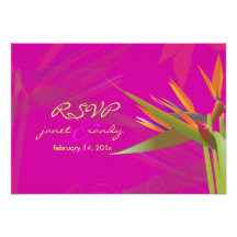 PixDezines rsvp Bird of Paradise/DIY colour Announcement