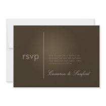 PixDezines RSVP Contemporary + classy/cafe noire