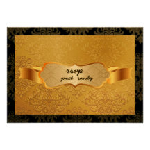 PixDezines rsvp Ella Damask Invitation