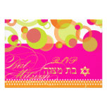 PixDezines rsvp/Mod Bubbles, Bat Mitzvah Custom Announcements