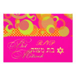 PixDezines rsvp/Mod Bubbles, Bat Mitzvah Invitations