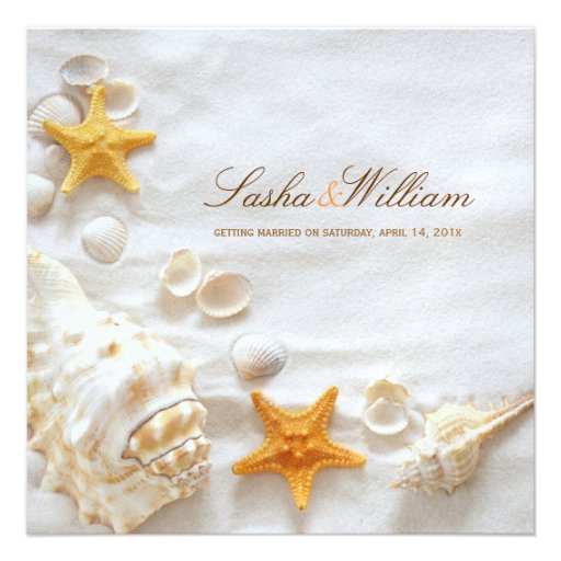 PixDezines Seashells/Beach Invitations/DIY