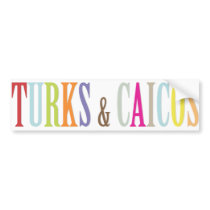 PixDezines Turks/DIY background colour Bumper Stickers