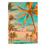 PixDezines Vintage Beach Scene Wishes + Advice Business Card Template