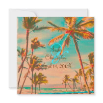PixDezines Vintage Beach, tropical paradise
